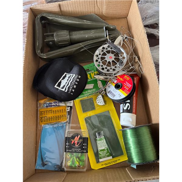 Fishing items and folding