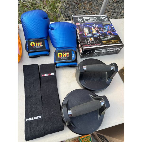 Perfect push-ups P 90 X, boxing gloves