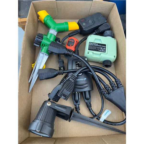 Sprinklers, digital irrigation timer timer or power cord, etc.