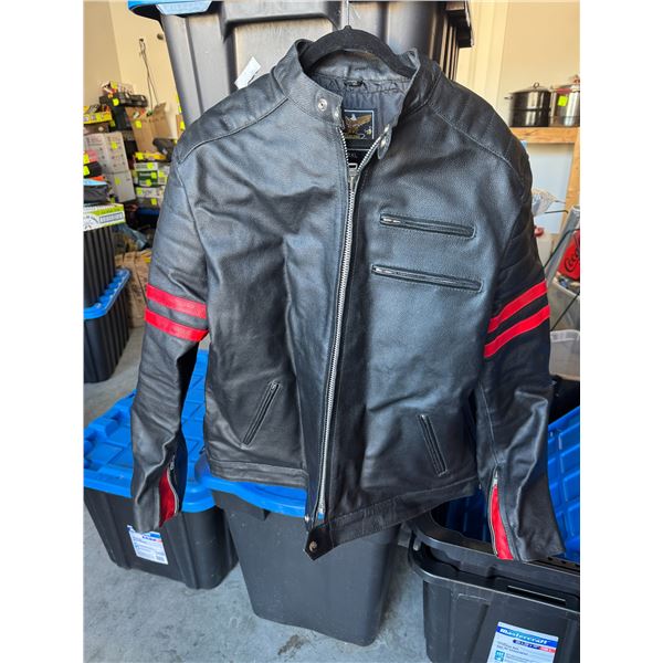 Genuine leather, two XL riding coat