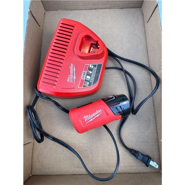 Milwaukee charger and battery