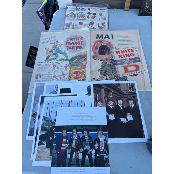 Vintage memorabilia and paper papers