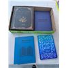 Image 1 : Warren peace storage box book journals, and tablet cover