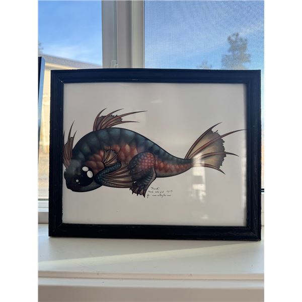 Plesioth print 12/15 signed original