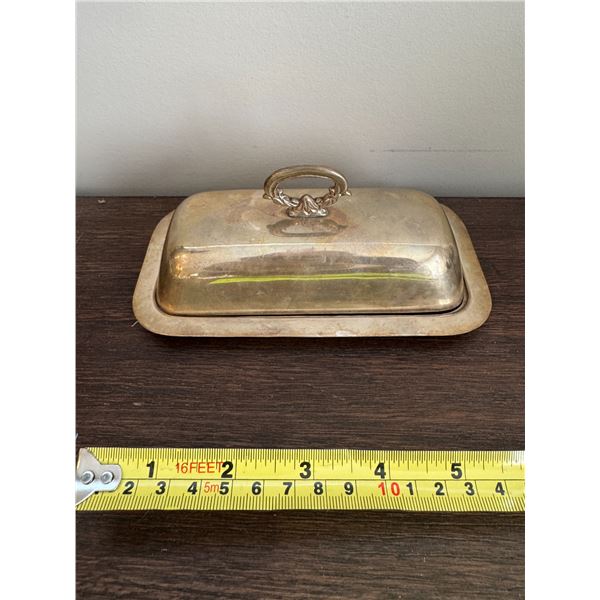 Sterling butter dish