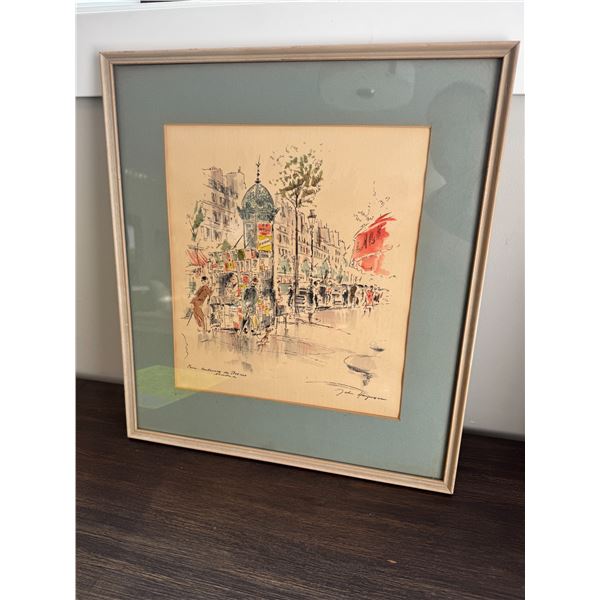 Paris artwork 17.5x20