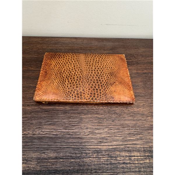 Snake skin wallet