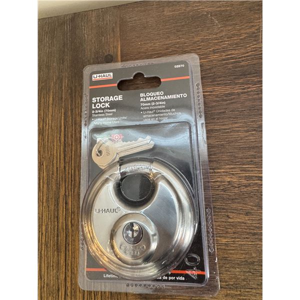 New storage lock with keys