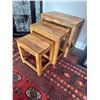 Image 2 : Solid teak, nesting tables