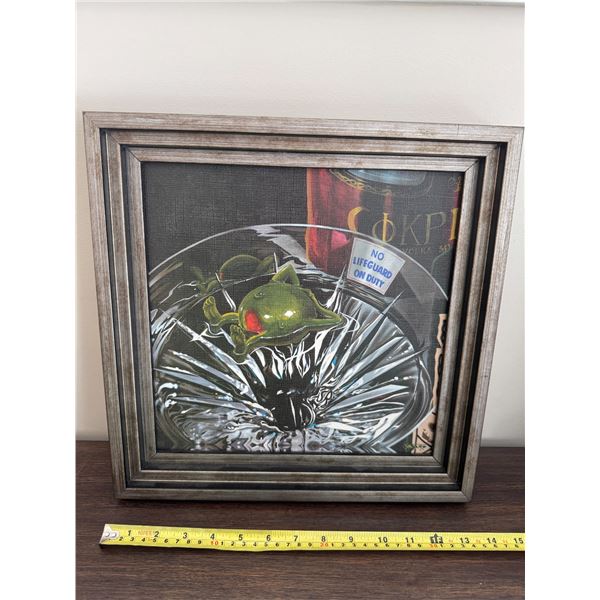 No lifeguard on duty wall art