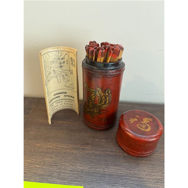 Chinese fortune sticks