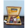 Image 1 : Cigar box and contents