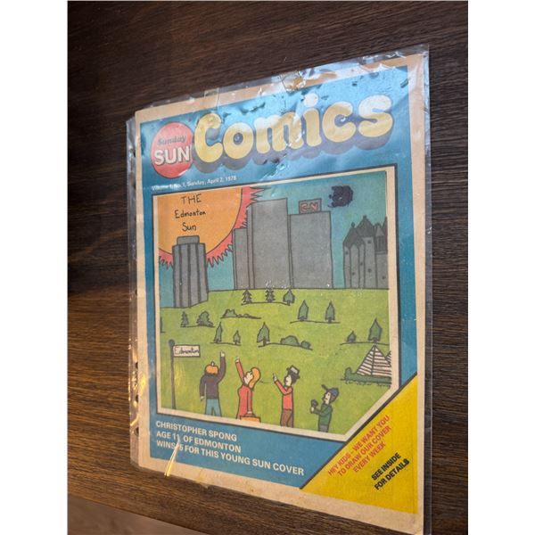 Sunday Son comics volume one number one Sunday, April 2, 1978