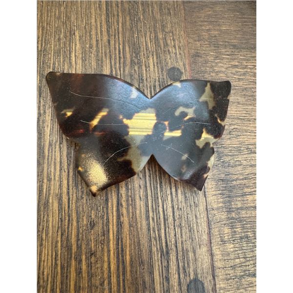 Antique Victorian tortoise shell  barrette