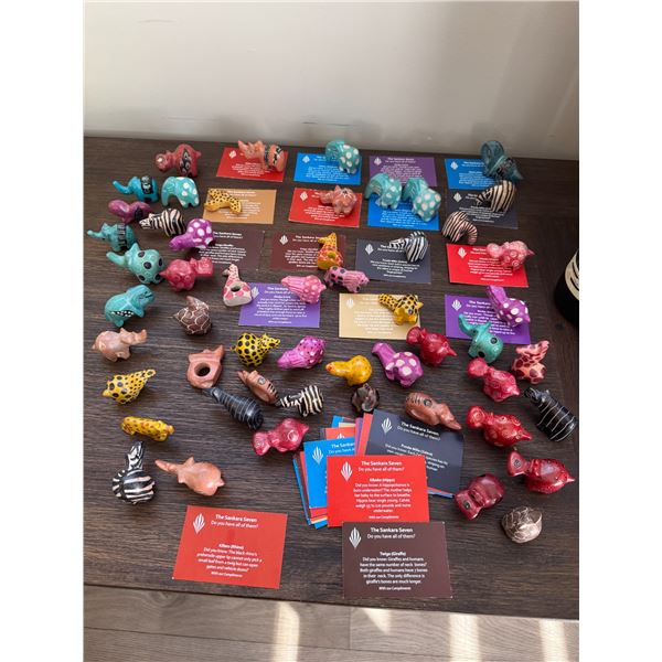 The Sankara seven hand carved items