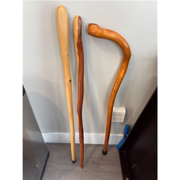 Burl wood canes
