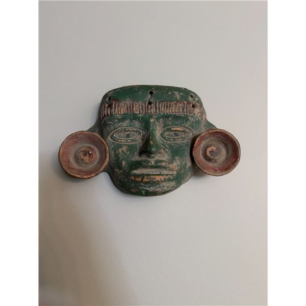 Aztec warrior wall mask
