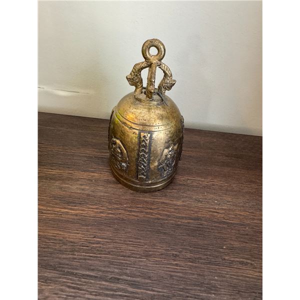 Brass temple bell
