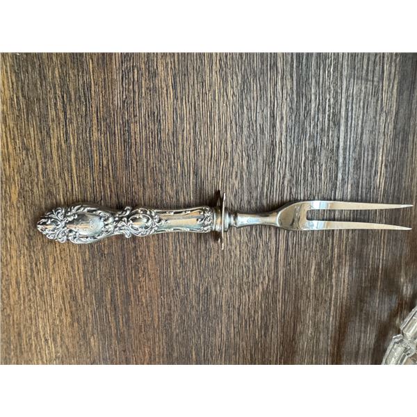 Stainless serving fork