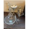 Image 1 : Decanters bowl, martini glasses, etc.