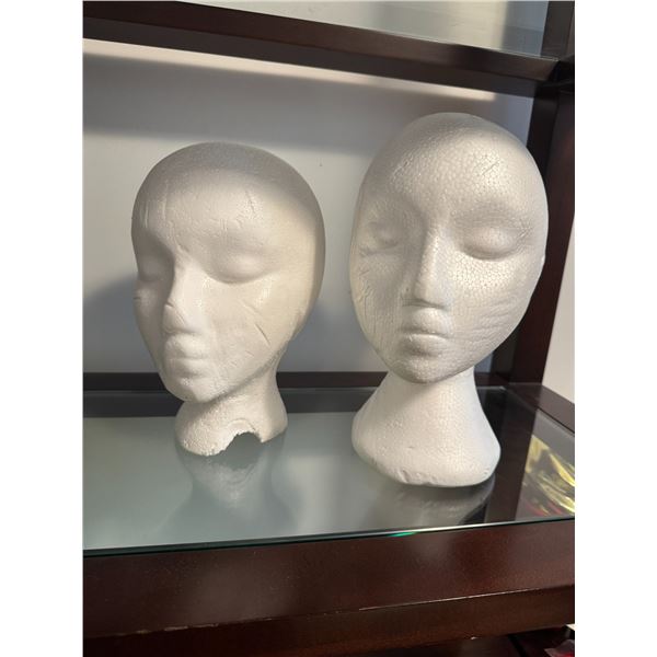 Styrofoam heads
