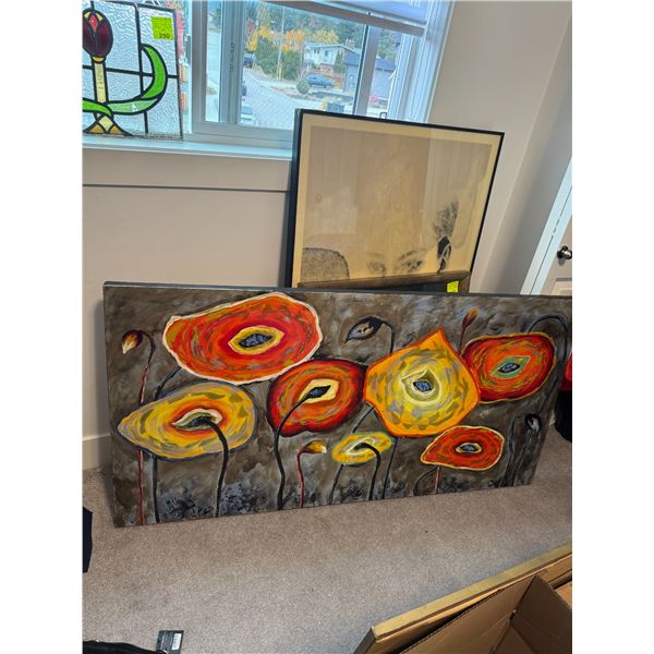 Canvas measures 59" x 30"