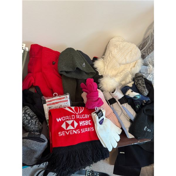 Outerwear hat, MITs scarves, etc.