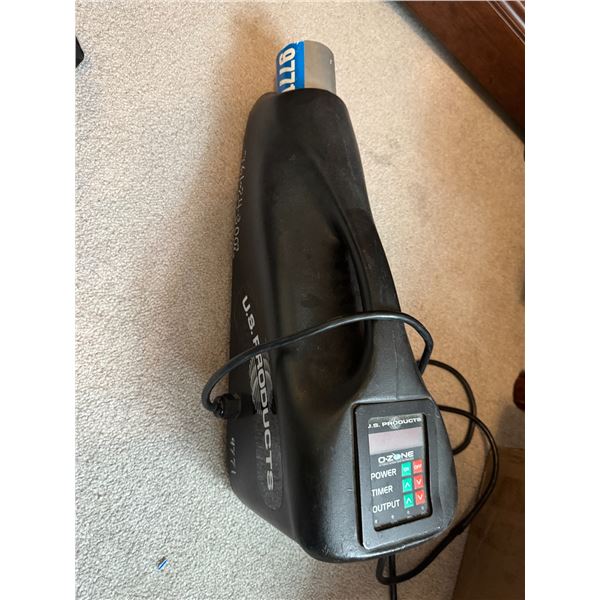 Ozone machine activated, oxygen order neutralizer