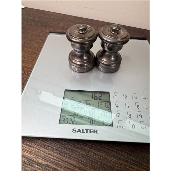 Sterling salt and pepper Mills made in Italy
