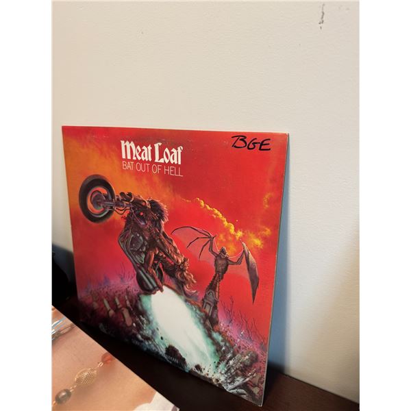 Meat Loaf bat out of Hell record