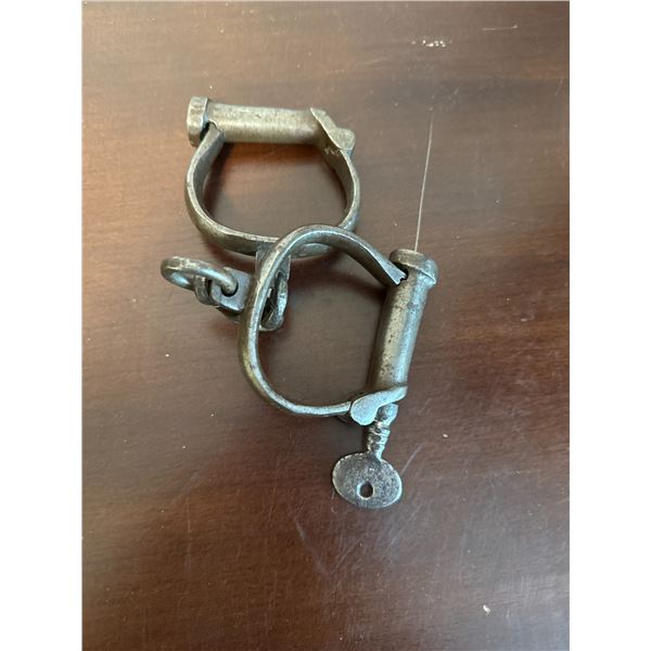 British made handcuffs with key