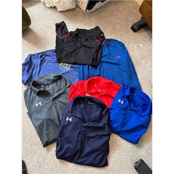 Under Armour and other shirt size large