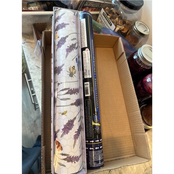 Drawer liners and confetti item