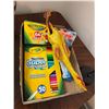 Image 1 : Crayola markers, crayons, and other toys
