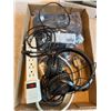 Image 1 : Headphones and electronics, power bar, etc.