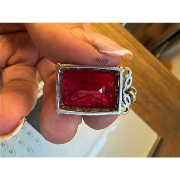 Ring with gemstone Sterling