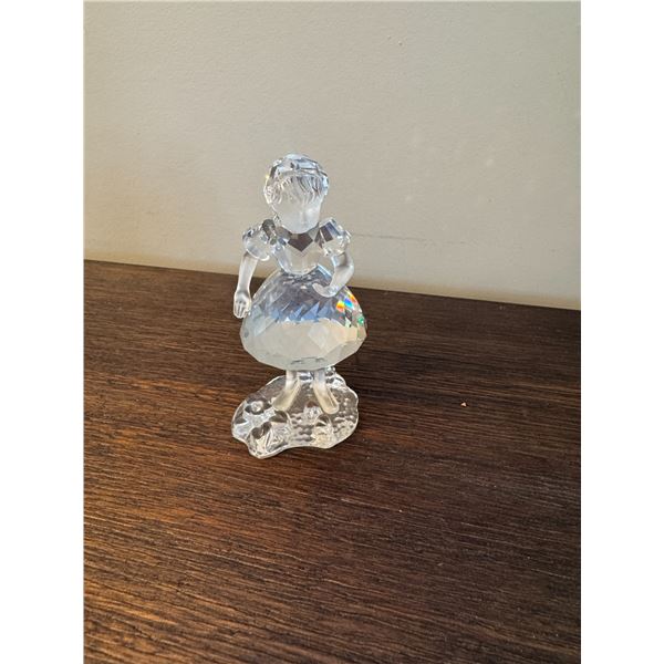 Crystal girl figurine