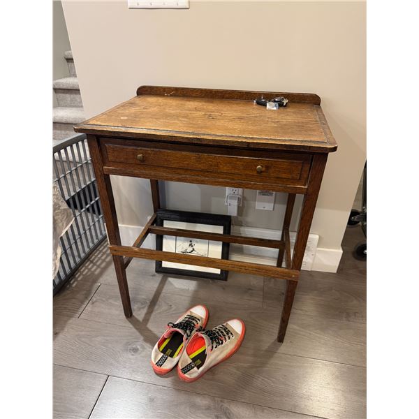 Antique oak riding desk