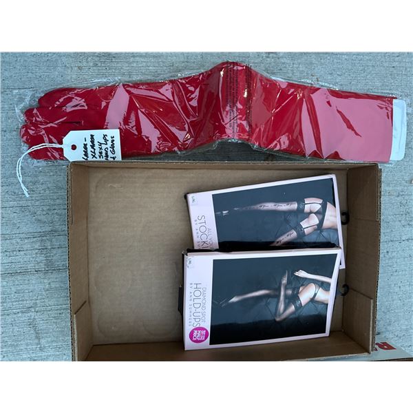 Large/XL gloves and stockings