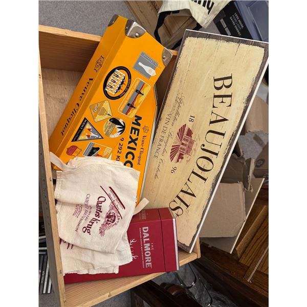 Wine and alcohol decor