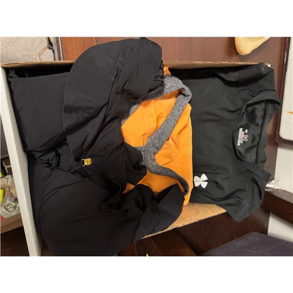 Size large clothing under Armour and other