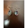 Image 2 : Sterling and precious stone earrings