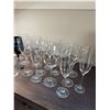 Image 2 : Crystal and other wine glasses martini glasses margarita glasses, etched glasses