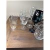 Image 3 : Crystal and other wine glasses martini glasses margarita glasses, etched glasses