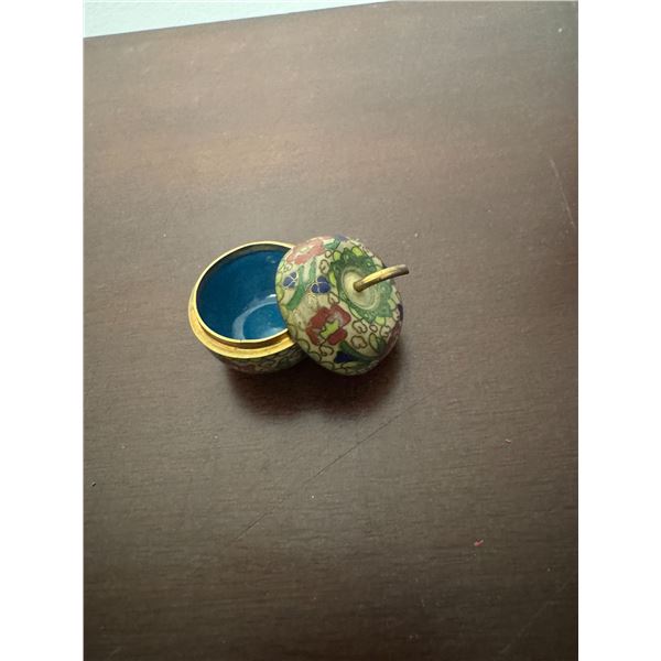 Small close a lidded jar