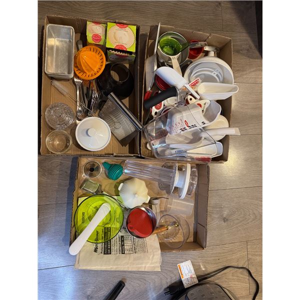 Kitchen utensils, etc.