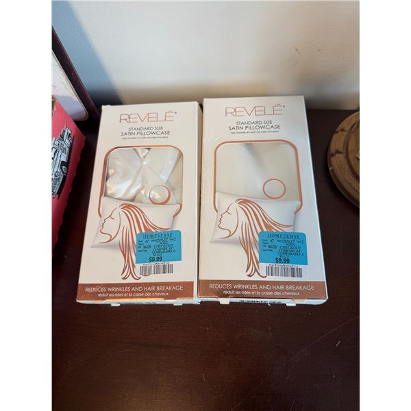 Satin pillow cases, standard size