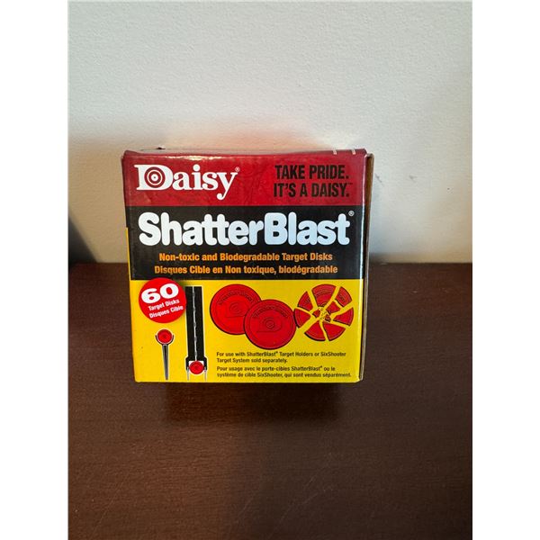 Daisy shatter blast, target discs