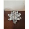 Image 1 : Swarovski crystal waterlily candle holder.