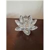 Image 2 : Swarovski crystal waterlily candle holder.